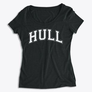 Hull Christian School Varsity Arch Women's Premium Scoop Neck