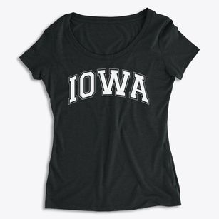 Iowa Christian Academy Varsity Arch Women's Premium Scoop Neck