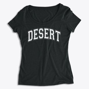 Desert Christian Middle School Varsity Arch Women's Premium Scoop Neck