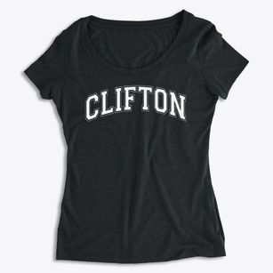 Clifton Elementary School Varsity Arch Women's Premium Scoop Neck