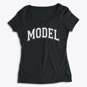 Model Laboratory Schools Varsity Arch Women's Premium Scoop Neck