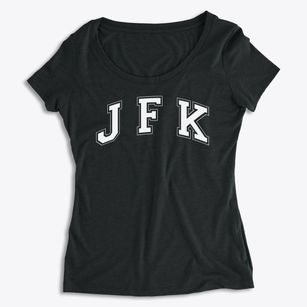 J F Kennedy Montessouri School Varsity Arch Women's Premium Scoop Neck