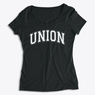 Union High School Varsity Arch Women's Premium Scoop Neck