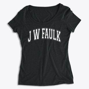 J W Faulk Elementary School Varsity Arch Women's Premium Scoop Neck