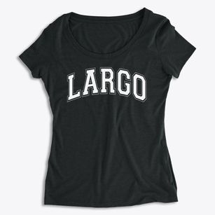 Largo High School Varsity Arch Women's Premium Scoop Neck