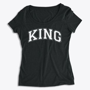 King Elementary School Varsity Arch Women's Premium Scoop Neck