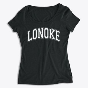 Lonoke Primary School Varsity Arch Women's Premium Scoop Neck