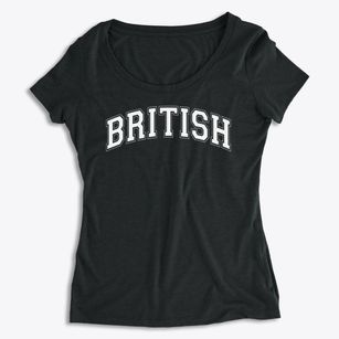 British International Varsity Arch Women's Premium Scoop Neck