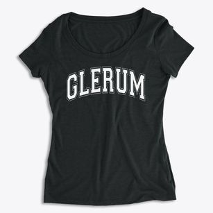 Glerum Elementary School Varsity Arch Women's Premium Scoop Neck