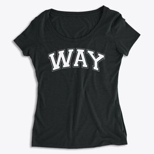 Way Elementary School Varsity Arch Women's Premium Scoop Neck