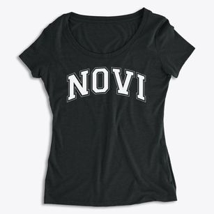 Novi Christian School Varsity Arch Women's Premium Scoop Neck