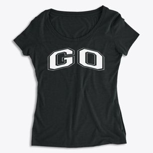 Go Like The Wind School Varsity Arch Women's Premium Scoop Neck