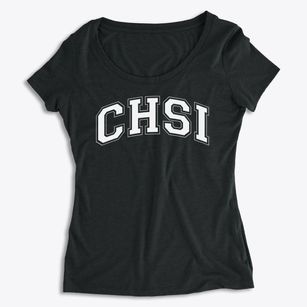 Career Health Studies Institute Varsity Arch Women's Premium Scoop Neck