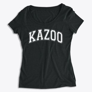 Kazoo School Varsity Arch Women's Premium Scoop Neck