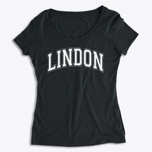Lindon Charter Academy Varsity Arch Women's Premium Scoop Neck