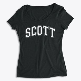 Scott Elementary School Varsity Arch Women's Premium Scoop Neck