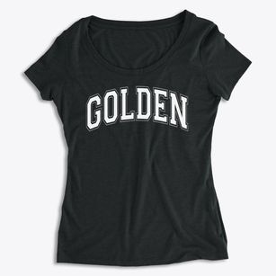 Golden Years 2000 School Varsity Arch Women's Premium Scoop Neck
