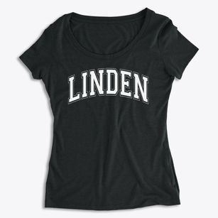 Linden High School Varsity Arch Women's Premium Scoop Neck