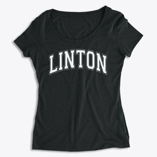 Linton High School Varsity Arch Women's Premium Scoop Neck
