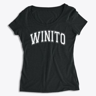 Winito High School Varsity Arch Women's Premium Scoop Neck