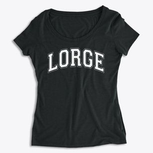 Lorge School Varsity Arch Women's Premium Scoop Neck