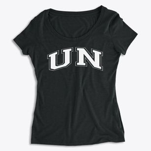 U N International School Varsity Arch Women's Premium Scoop Neck