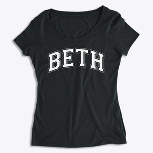 Beth Chana School For Girls Varsity Arch Women's Premium Scoop Neck