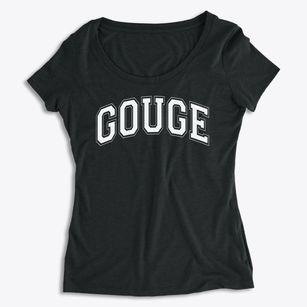 Gouge Elementary School Varsity Arch Women's Premium Scoop Neck