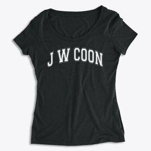 J W Coon Elementary School Varsity Arch Women's Premium Scoop Neck