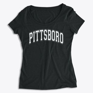 Pittsboro Elementary School Varsity Arch Women's Premium Scoop Neck