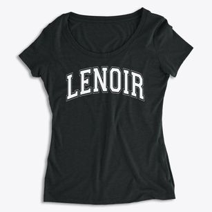 Lenoir High School Varsity Arch Women's Premium Scoop Neck