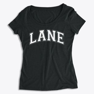 Lane Academy Varsity Arch Women's Premium Scoop Neck