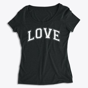 Love Memorial Elementary School Varsity Arch Women's Premium Scoop Neck