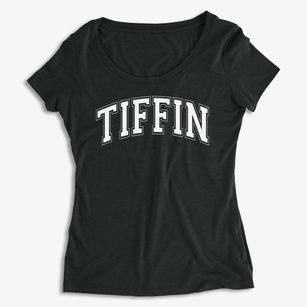 Tiffin Junior High School Varsity Arch Women's Premium Scoop Neck