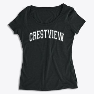 Crestview Middle School Varsity Arch Women's Premium Scoop Neck