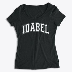 Idabel High School Varsity Arch Women's Premium Scoop Neck