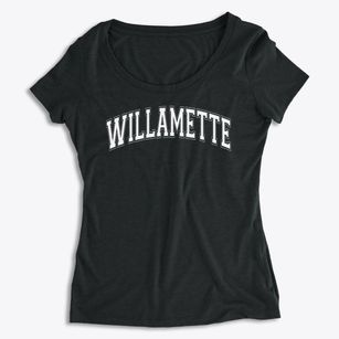 Willamette High School Varsity Arch Women's Premium Scoop Neck