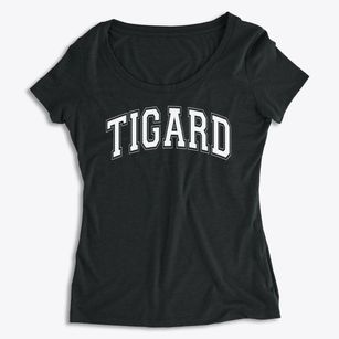 Tigard High School Varsity Arch Women's Premium Scoop Neck