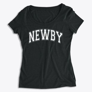 Newby Elementary School Varsity Arch Women's Premium Scoop Neck