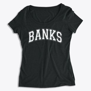 Banks Elementary School Varsity Arch Women's Premium Scoop Neck