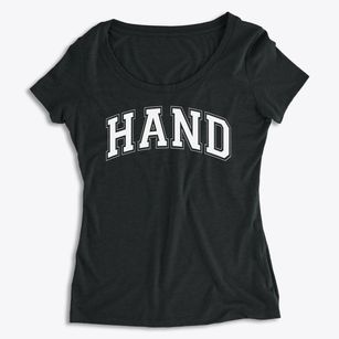 Hand Middle School Varsity Arch Women's Premium Scoop Neck