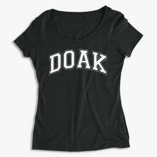 Doak Elementary School Varsity Arch Women's Premium Scoop Neck