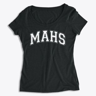 Memphis Academy Of Health Sciences Varsity Arch Women's Premium Scoop Neck