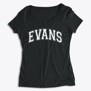 Evans Elementary School Varsity Arch Women's Premium Scoop Neck