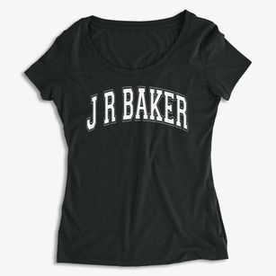 J R Baker Elementary School Varsity Arch Women's Premium Scoop Neck