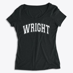 Wright Elementary School Varsity Arch Women's Premium Scoop Neck
