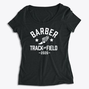 Barber Elementary School Track and Field Women's Premium Scoop Neck