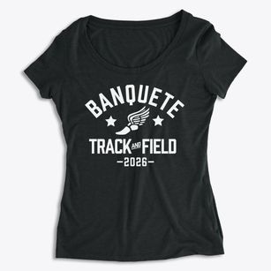 Banquete Intermediate School Track and Field Women's Premium Scoop Neck