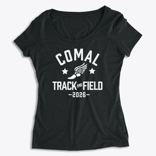 Comal Elementary School Track and Field Women's Premium Scoop Neck