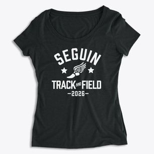 Seguin High School Track and Field Women's Premium Scoop Neck